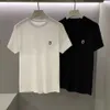 chemise de créateur été hommes t-shirt femmes vêtements de mode marque décontractée chemises noires et blanches broderie de luxe à manches courtes col rond vêtements