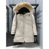 SS Designer Women Canadian Goose Długość wersja puffer damska kurtka damska w dół parkas zima grube ciepłe płaszcze wiatroodporne stre