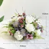 Decorative Flowers Artificial Flower Ball Wedding Table Welcome Area Desk Decoration Floral Arrangement Party Dinner Decor Po Props