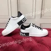 New top Hot Luxurys Designer Track Sneakers Platform Trainer Shoes Uomo Donna Sneaker in pelle Bianco Scarpe comode nere