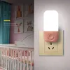 s Cute Mini Night Dimmer Baby Nursing Eye Camera da letto Sleep Light Plug-in LED Lampada a risparmio energetico AA230426