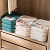 Storage Boxes Bins New Plastic Underwear Box with Lid Home Closet Clothes Organizer Bedroom Bras Socks Drawer Divider Organizers Artifactvaiduryd