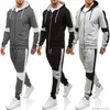 H22R Erkek Trailsuits 2020 Yeni Marka Setleri Fermuarı Hoodies Pantolon Erkek Günlük Sweatshirts Spor Takımları S LJ201125