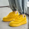 Klänningskor Fashion Orange Sneakers Men Original Designer Men's Skateboard Hip Hop Streetwear Comfort Platform 231127