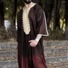 Männer Casual Hemden Muslimische Männer Einfache Robe Naher Osten Dubai Islamische Kleidung Gebet Für Jubba Red Thobe 2023