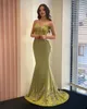 Elegant Mermaid Prom Dresses Sweetheart Designer Applicant Beads Zipper Draped Court Gown Custom Made Plus Size Party Dress Vestido De Noite