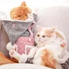 Scarpe HOOPET Abbigliamento per animali domestici per cani di piccola taglia Cuccioli di due colori Abiti natalizi morbidi e confortevoli con felpa con cappuccio Quattro gambe Autunno e inverno