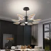 Kroonluchters creatieve acryl blad hanglamp modern design woonkamer verlichting hoofde honing decor warm slaapkamer plafond kroonluchter licht