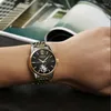 Armbanduhren Karneval Marke Mechanische Uhr Für Männer Luxus Saphirglas Edelstahl Automatische Hohle Uhr Reloj Hombre