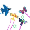 ملحقات Kite Colorful Pocket Outdoor Fun Sports Flying Easy Flyer Toy for Kids Children Novelty Toys 230426