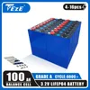 A-niveau 4-16 stks 3.2V 100AH ​​105AH LIFEPO4 Batterij Oplaadbare batterij Diy 12V 24V 48V voor elektrische voertuigen RV Golfkar Batterijen EU US Duty-Free