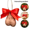 Kerstversiering Grappige Ballballs 2D Platte Boom Ornament Decor Hangende Huis Vakantie Decoratie