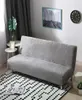 Plush fabric Fold Armless Sofa Bed Cover Folding seat slipcover Thicker covers Bench Couch Protector Elastic Futon winter 2201123154423
