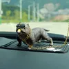 Konst och hantverk Bully Pitbull Dog Doll Kids Toy Car Dashboard Decoration Automobile Decoration Home Decor Crafts Y23