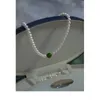 Pendentifs 5a, collier de perles d'eau douce naturelles à forte lumière, en argent Sterling, Jade Hetian