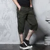 Men's Shorts Cargo Shorts Men Summer Streetwear Mens Cotton Shorts Summer Overall Military Short Trousers Plus Size 5XL Men Bermuda Masculina 230427