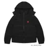 Trapstar Men's Winter Warm Trapstar London Hoodie Löstagbar Hooded Down Jacket Black Red Embroidered Letter Coat 351