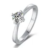 Ringos de banda IOGOU 50mm Real Moissanite Diamonds Ring com GRA 925 SolitiaRe Solitiare Rings for Women Wedding Acessórios Jóias AA230426