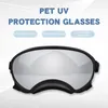 Solglasögon Pet Dog Glasses Outdoor For Dog Protection Sports Pet UV Solglasögon Justerbar rem för reseskidåkning och Antifog Pet Goggles