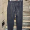 Calças masculinas rua moda saint michael vintage lavado aries sweatpants carta de alta qualidade impressão calças casuais outono e inverno t231127