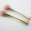 Gold Pink Power Brush Makeup Single Travel Disposible Blusher Make Up Brush Professional Beauty Cosmetics Tool Xenip