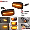 Autres feux de signalisation Dynamique LED Turn Side Marker Light pour Peugeot 306 106 406 806 Partenaire expert Citroën Berlingo Jumpy Saxo Xantia X Ot08N