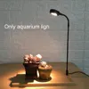Belysningar 10W krukväxter Värmisolering med träbräde vattentätt USB -driven miniatyrlandskap Akvarium LED -ljus hemfisk tank