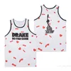 Film Drake Drake Gone Film Film Koszulki Blank retro oddychający pullover High School Hiphop Drużyna zszyta sportowa koszula college'u dla fanów sportu Summer