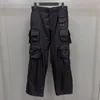 2023SS Jeans mit geradem Bein für Herren, Freizeithosen, Tourniquet-Arbeitskleidung, Hosen ~ Luxus-Designer-Street-exquisite Freizeithosen