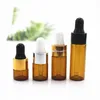 Eye Dropper Bottle Empty Tincture Bottles for Essential Oils Droppers Containers Refillable Glass Dropper Uinco