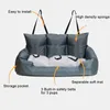 Dog Carrier Travel Bolster Safety Large Car Seat Bed For Cat Beds Pet Bag Backseat Cover Design Products