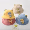 Caps Hüte Sommer Baby Sonnenhüte Weiche Jungen Mädchen Niedlichen Cartoon Tiger Kleinkind Mütze Kinder Im Freien Sonnencreme Notwendiges Zubehör 0-3Y 230427