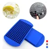 Baking Moulds 160 Grid Ice Tray Mini Cubes Foldable Box Mold Small Square Maker Silicone Molds Chocolate Home Gadgets