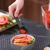 Herramientas de medición Juego de cucharas de cocina de plástico de 5 piezas Juego de cuchara medidora para hornear y cocinar para ingredientes secos Accesorios Púrpura