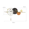 Wanduhren Simplicity Clock Art Mural Home Design Mute Kitchen Alarm Luxury Living Room Reloj De Pared Decorations ZLXP