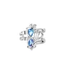 قلادة قلادة قلادة Genshin Impact Wanderer's Troupe Artifact Necklace for Woman Secent Game Anime Blue Zircon Ring Home Hig