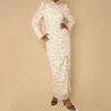 Casual Dresses Aligaia Fashion Printing Dress for Women 2023 Summer Ramadan Eid Mubarak Robe Dubai Turkiet Muslim Islam Clothing