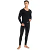 Men's Thermal Underwear SEOBEAN Sets Mens Long Johns Autumn And Winter Clothing Cotton Warm Shirt Bottoms