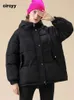 Parkas Circyy Blue Winter Jacket For Women Clothes Coat Parkas Purple Black Thick Hooded Loose Ladies Oversize Outerwear Puffer Jacket