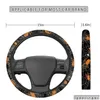 Couvre-volant Ers Halloween Ornements Toile d'araignée Modèle Voiture Anti-saleté Véhicule Propre Protecteur Intérieur Pièces De Rechange Pour Hommes Dr Otzty