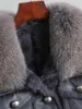 Koszule 2020 Nowy krótki styl Longsleeved Rabbit Skórzanie z futrzanym płaszczem żeńska lis futra skórzana płaszcz żeńska