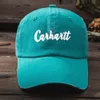 Designer Carhart Hat Caps Old Spring and Summer Print Wash Horsetail Baseball Cap Casual Versatile Sunshade Cap Men