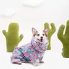 Raincoats Fashion Dog Raincoat Jumpsuit For Small Medium Dogs Rain Coat Pet Clothes Corgi Shiba Inu Schnauzer Pug Waterproof Jacket CQC01