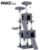 Cushion Cat Tree Tower House Condo Perch Entertainment Stratching for Kitten Multilevel Tower For Grand Cat Cozy Meubles Protecteur