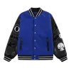 Jaquetas masculinas jaquetas de designer mens windbreaker varsity mens beisebol hip hop carta retalhos couro tianma bordado streetwear homens unisex casacos