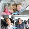 Coloque de carro Pillow Pillow Car Seat Memory Pad Sleep Sleep Head Cabeça Suporte telescópico na coluna cervical para adultos criança