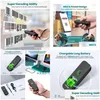 Scanners Mini 2D Scanner de codes à barres sans fil Portable 3In1 Bluetooth 24G USB Filaire QR 1D Lecteur de codes à barres pour l'inventaire 230808 Drop Delive Dhhjr