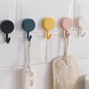 Hooks 10Pcs Self-adhesive Wall Hook Strong Bathroom Door Kitchen Towel Home Storage Accessories No Trace