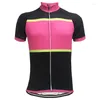 Jackets de corrida 2023 camisa de bicicleta de bicicleta masculina preta rosa verão respirável camisa de ciclismo de ciclismo ao ar livre mtb road bicycle top hi300