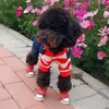 Buty klasyczne buty dla psów dla małych psów chihuahua czerwony/brązowy/niebieski/czarny dżins Demin na płótnie buty dla psa